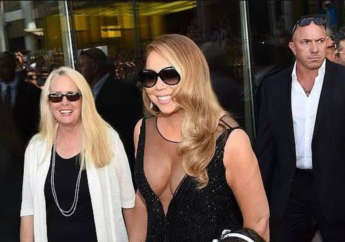 La artista Mariah Carey, en una imagen con su madre, Patricia.