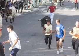 Tercer encierro de Cuéllar, con toros de Romao Tenório