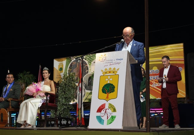 Miguel Ángel Rodríguez ofreciendo el pregón