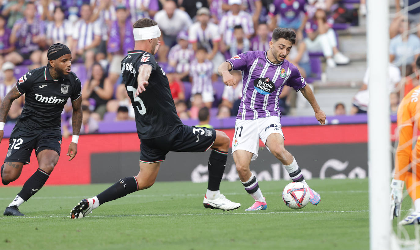 El empate del Real Valladolid ante el Leganés en Zorrilla, en imágenes