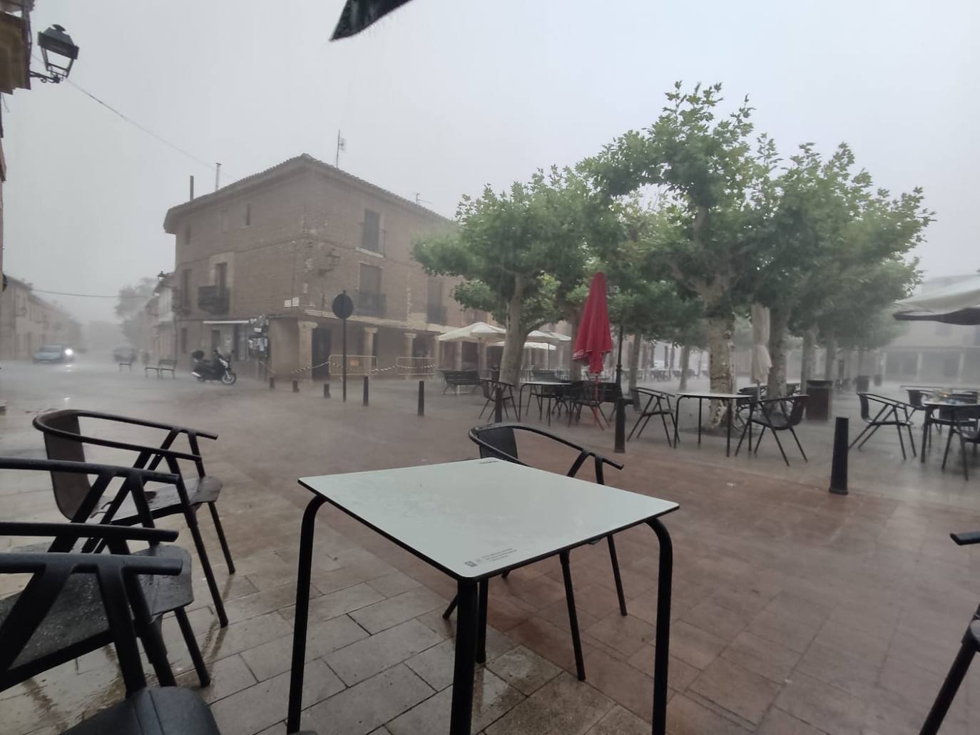 Así ha sido la terrible tormenta de Astudillo