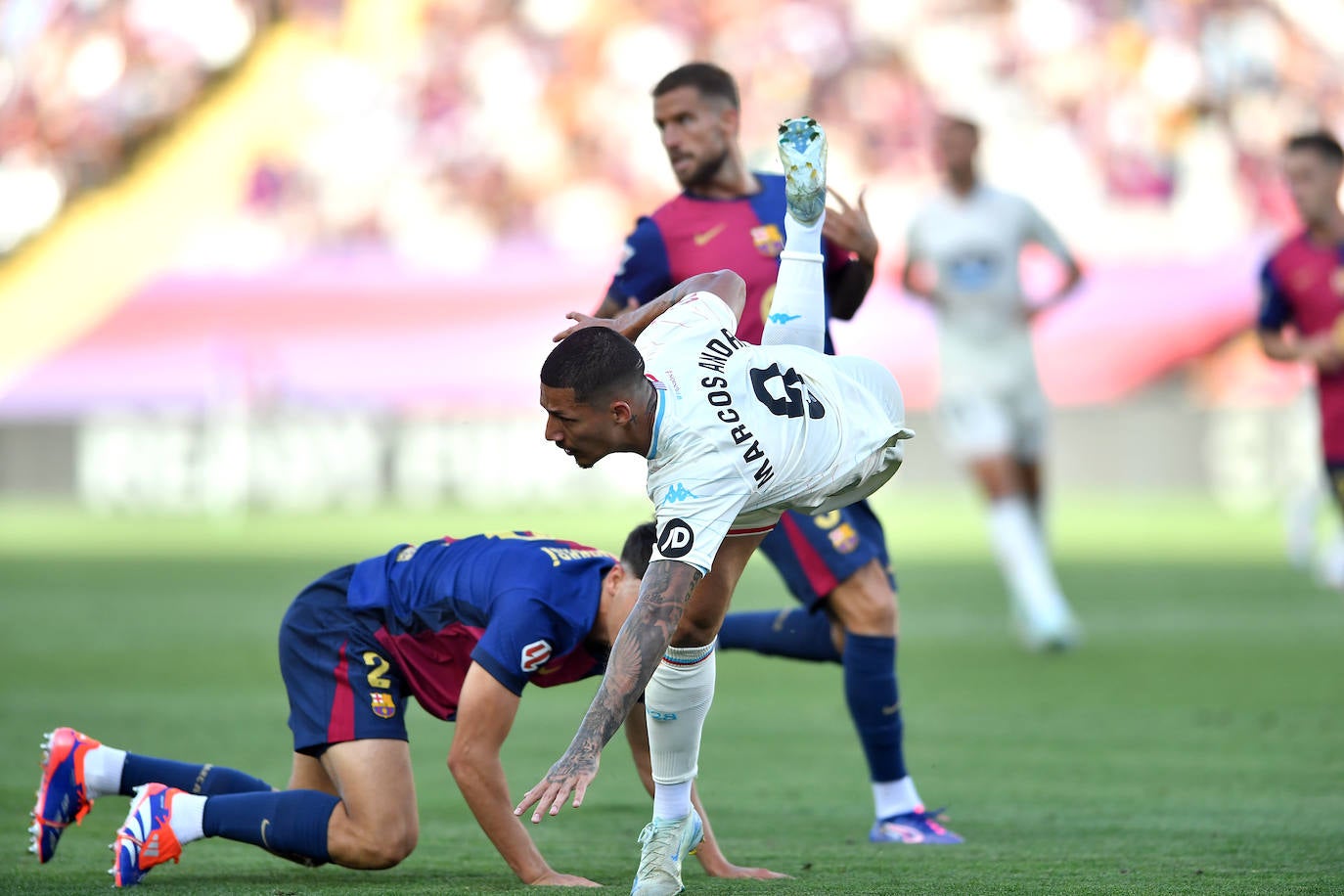 La goleada del Barcelona al Real Valladolid, en imágenes