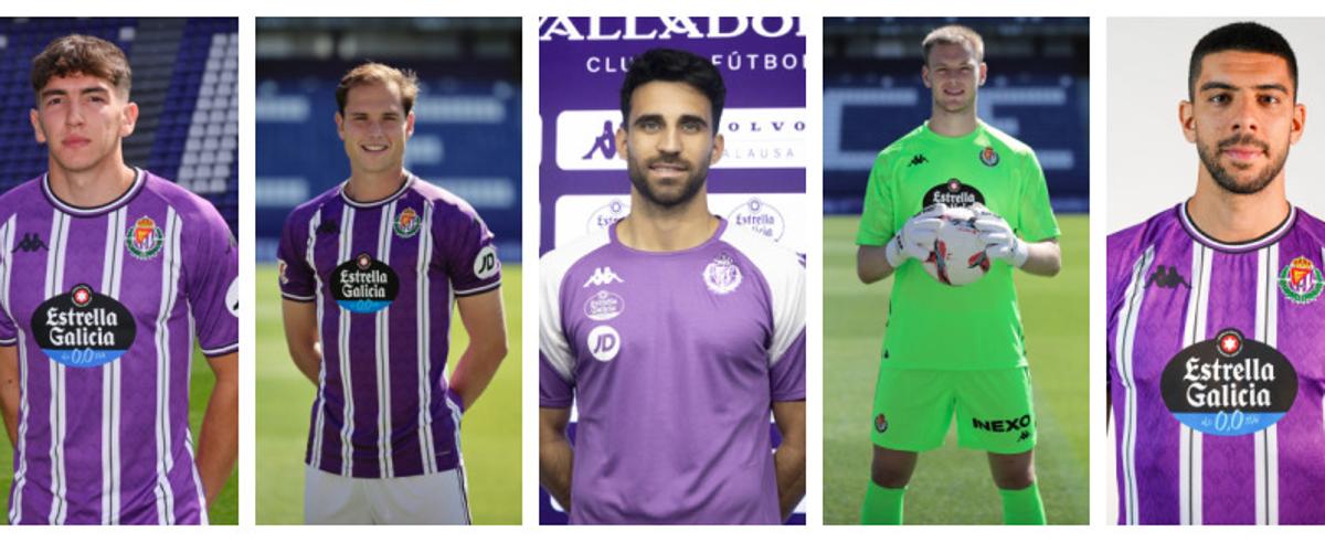 Mario Martín, Latasa, Cömert, Hein y Cenk, las caras nuevas del Real Valladolid 24-25.