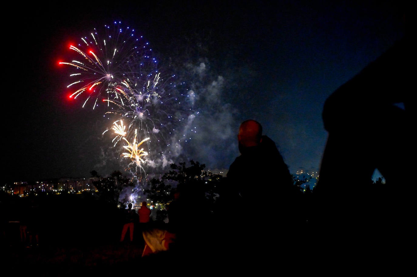 Las imágenes de los fuegos artificiales en Valladolid de la mano de Tamarit