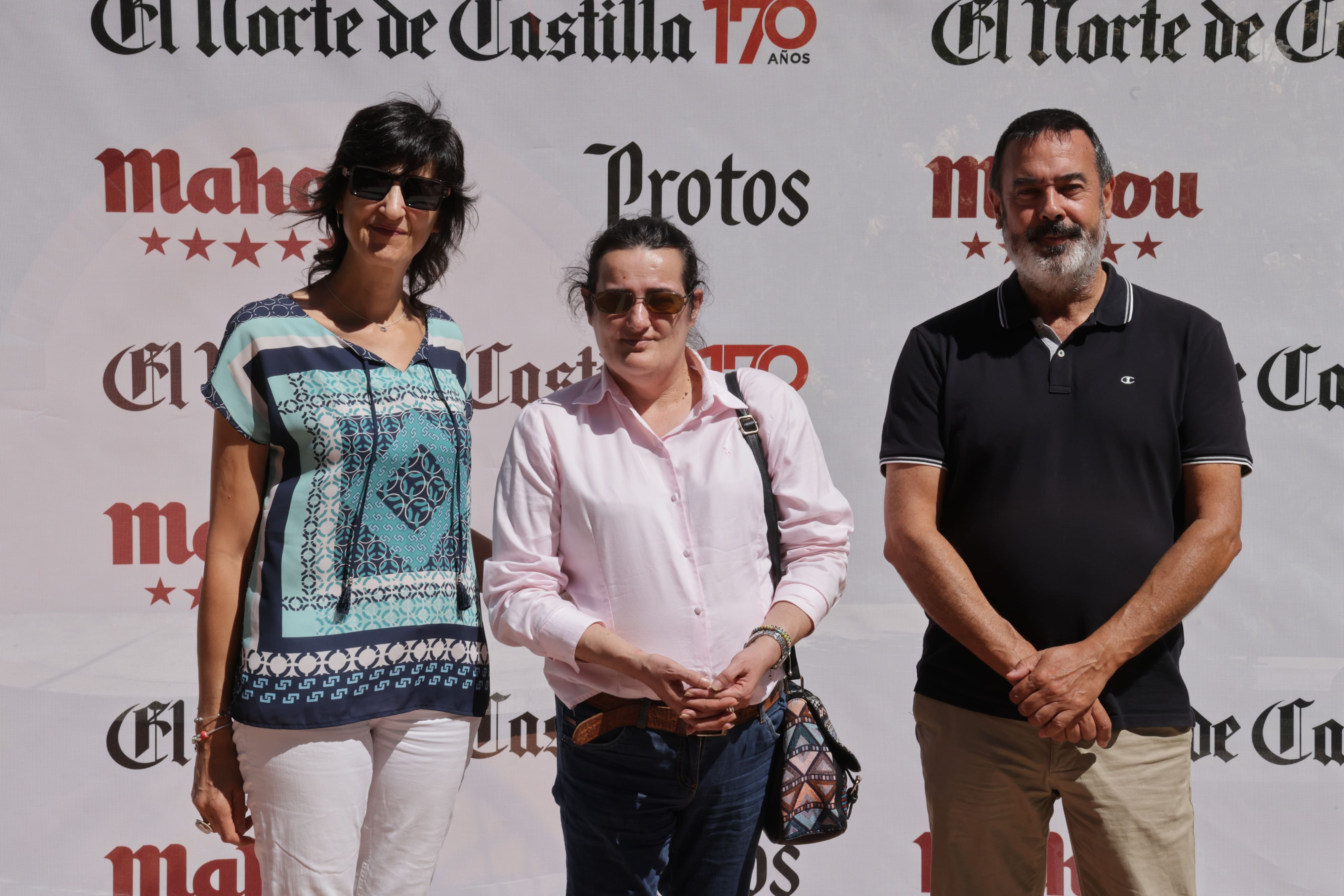 Eva Ricoy, Azucena Cuadrado y Carlos Cuadrado.