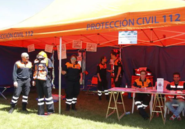 Protección Civil en Laguna de Duero.