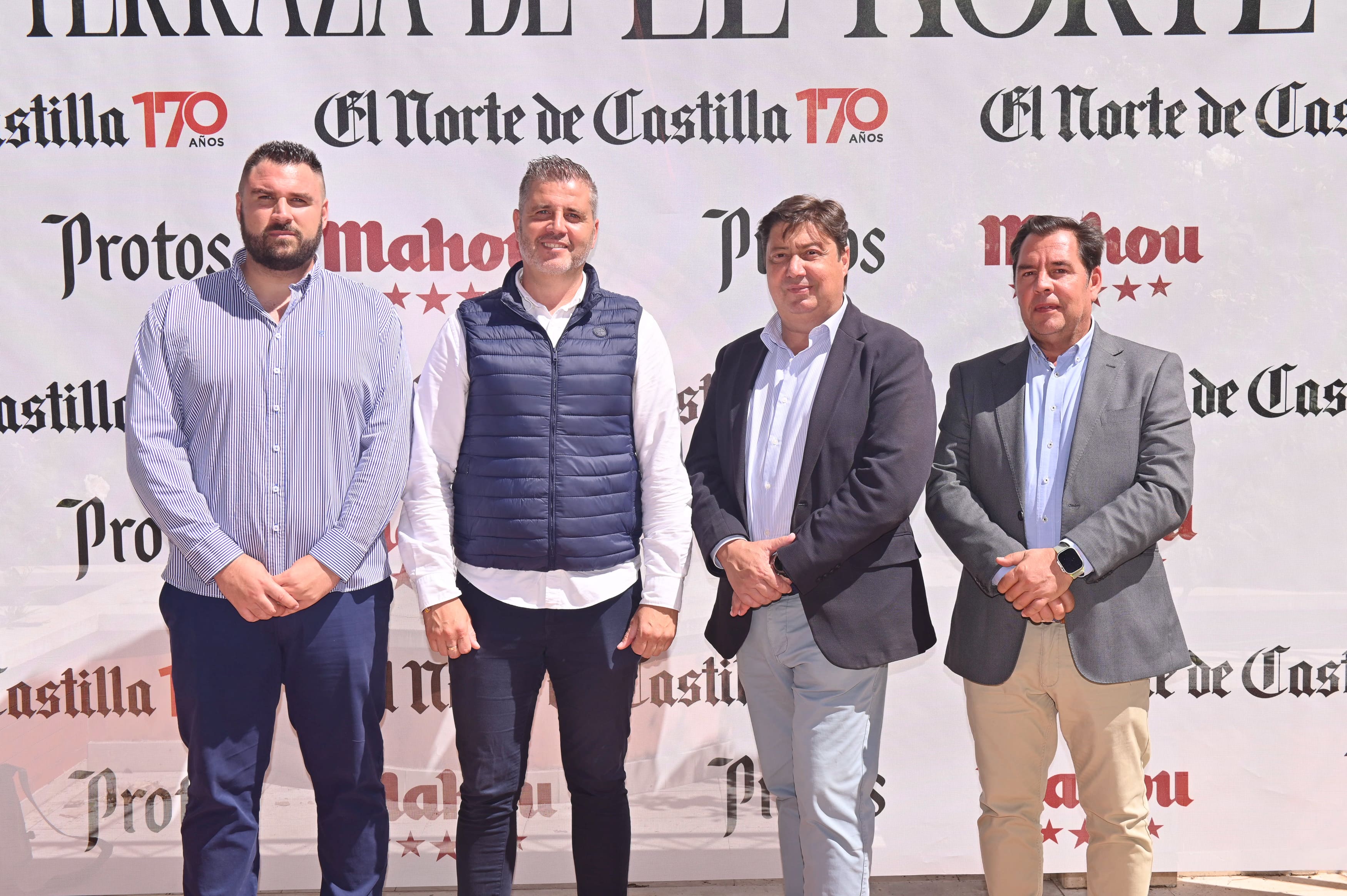 Alejandro Reguero, Sergio Herrero (Cabezón de Pisuerga), Pedro Pérez y Óscar Jimeno (Trigueros del Valle).