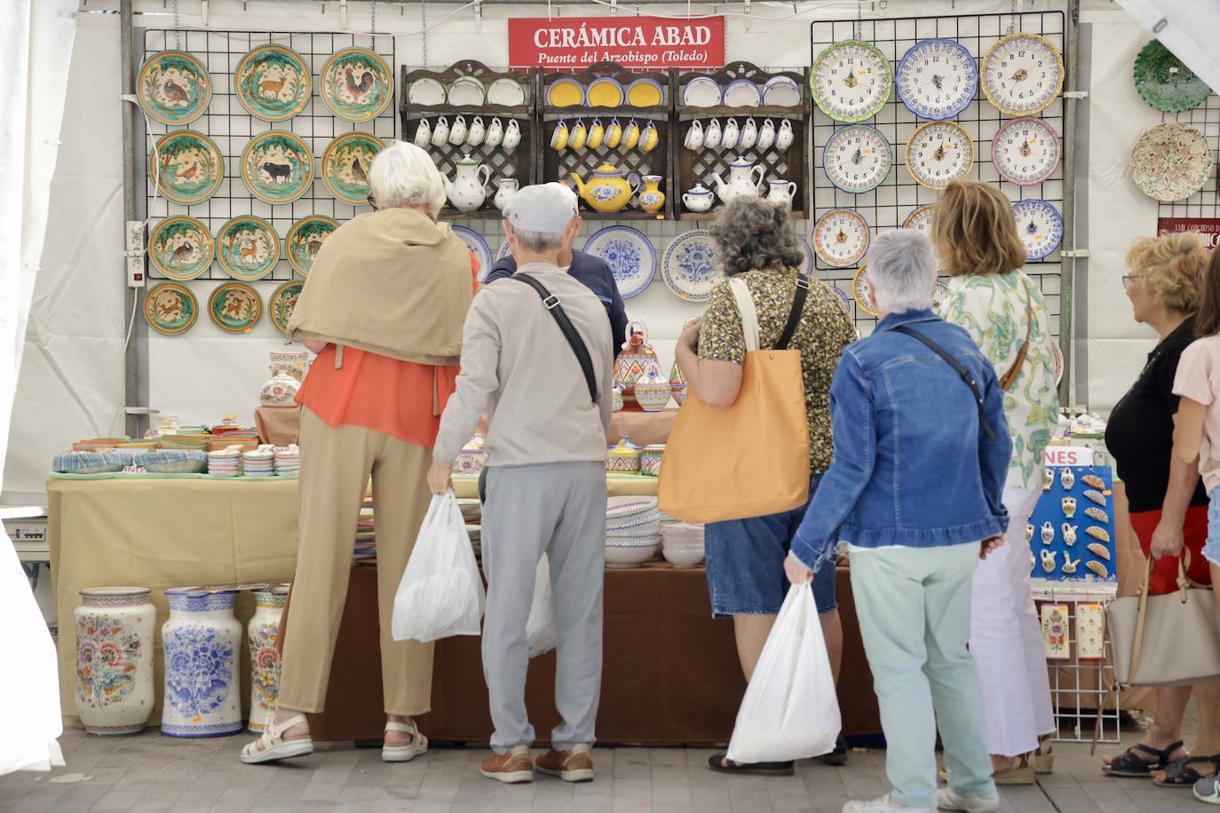 Las imágenes de la Feria de Cerámica y Alfarería en Recoletos