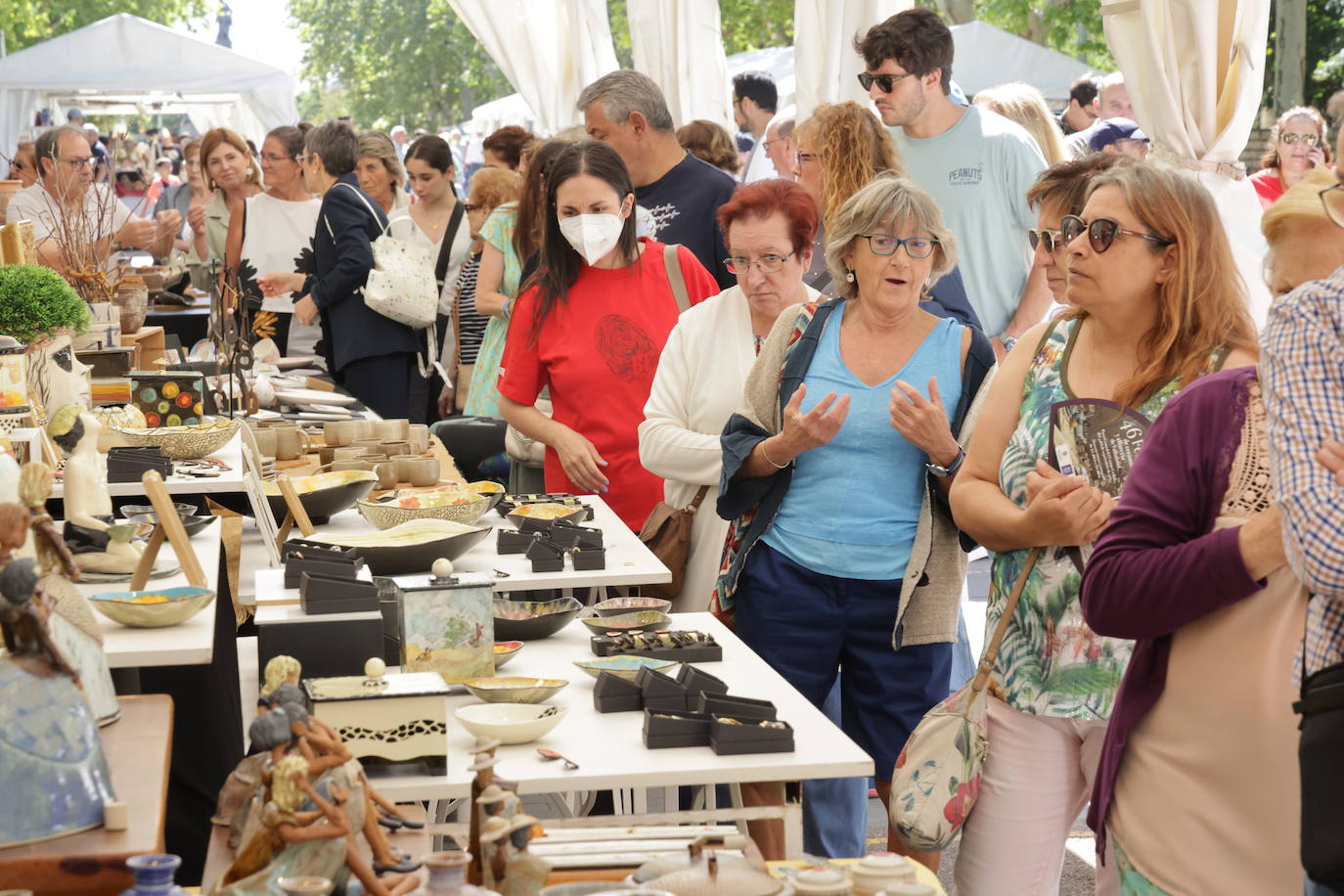 Las imágenes de la Feria de Cerámica y Alfarería en Recoletos