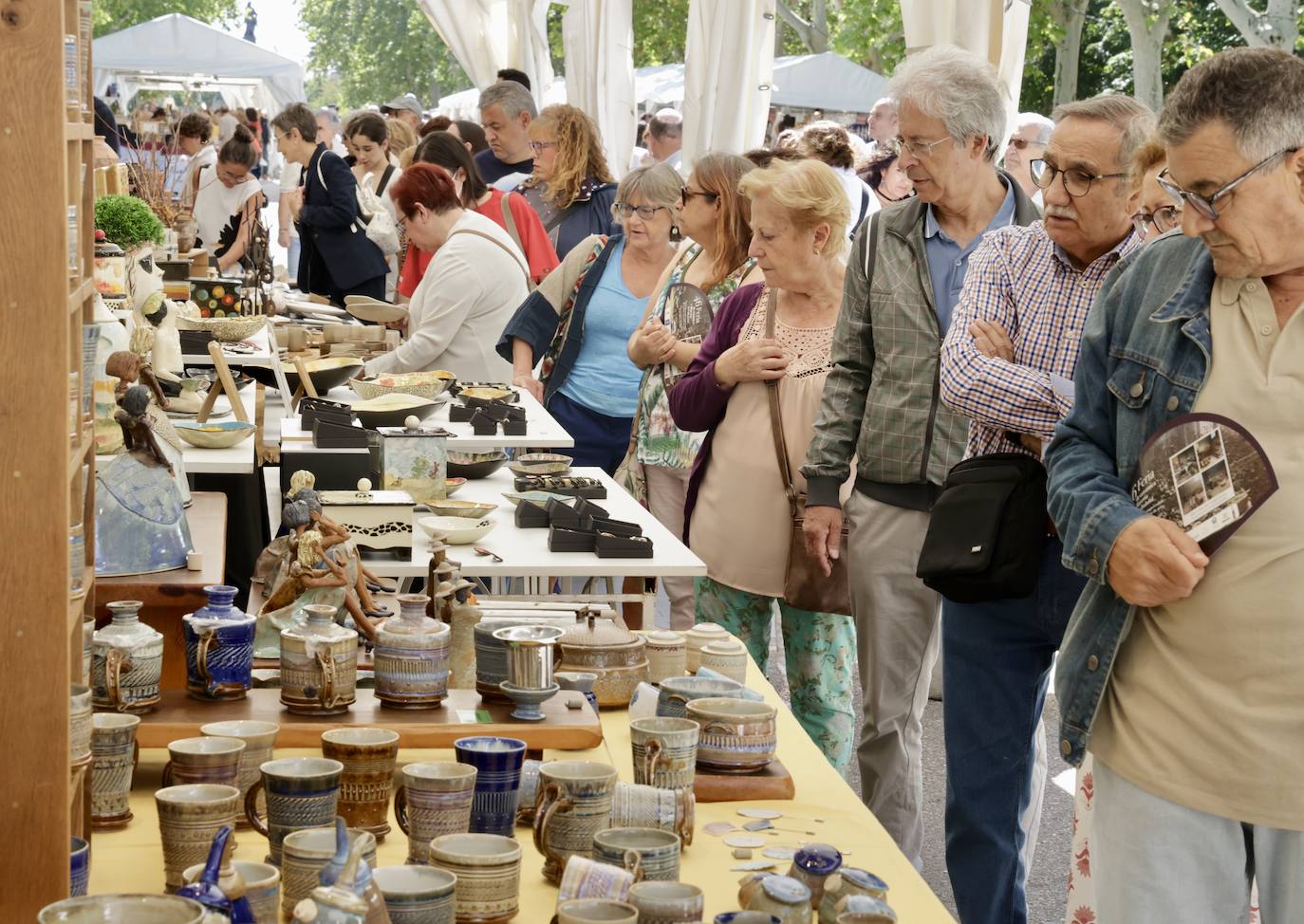 Las imágenes de la Feria de Cerámica y Alfarería en Recoletos