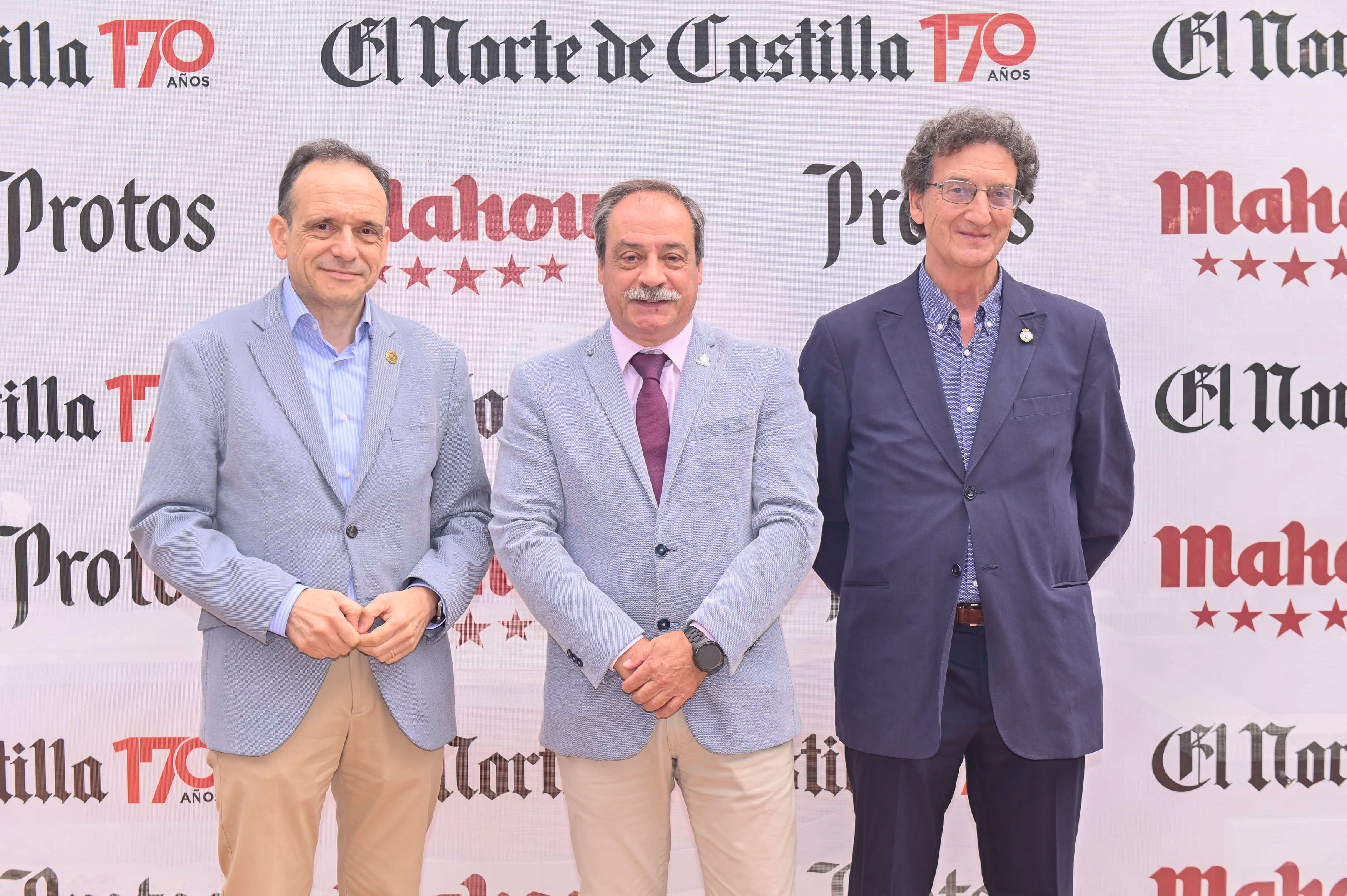 Javier Escribano (director general de Fundación TecnoVitae), Rafael Álvarez (decano de ingenierosVA) y José Luis Lara (vicepresidente de Fundación TecnoVitae).