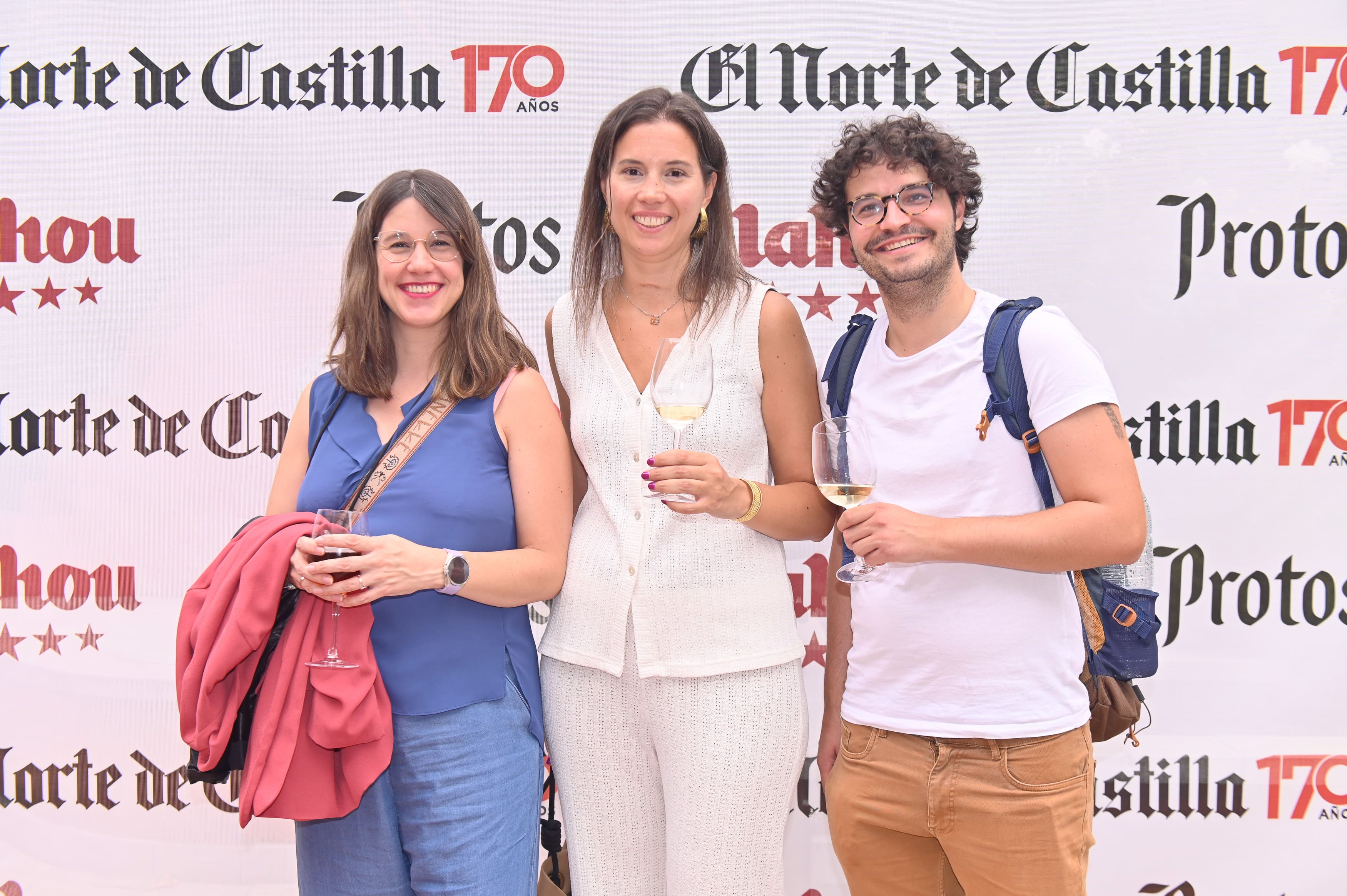 Arancha Santiago, Martina Pastrovicchio y Tommaso Castrale.