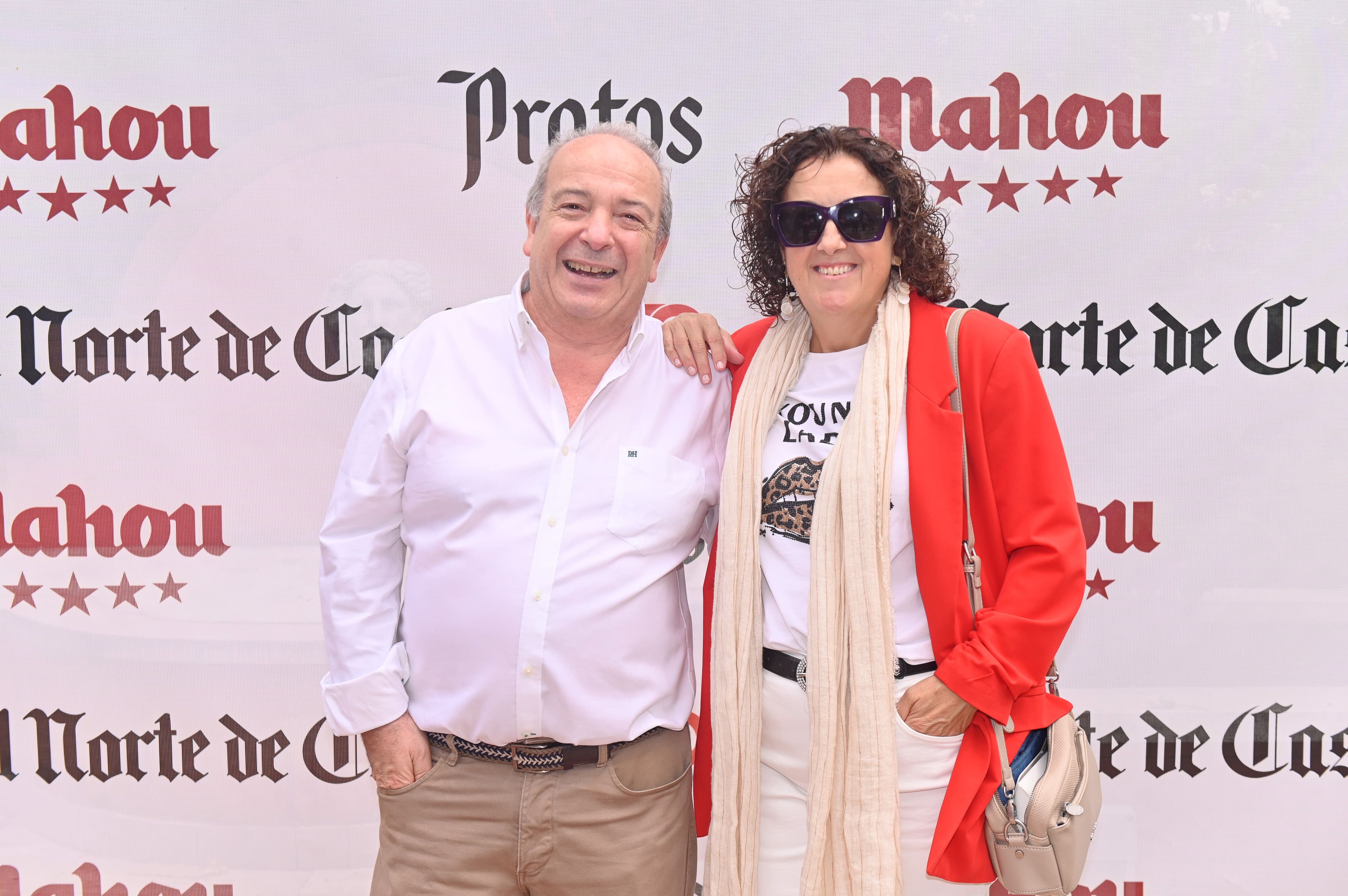 Restaurante La Martina: Carlos Gutiérrez y Paloma Sanz.