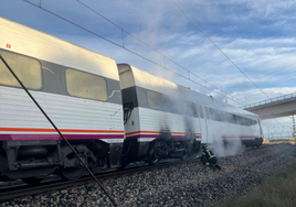 Tren paralizado a la altura de Pozaldez