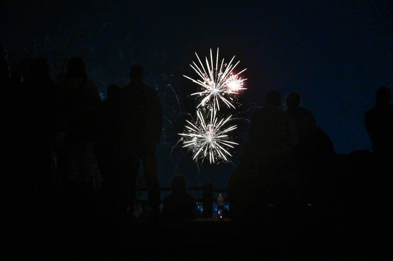 Las imágenes de los fuegos artificiales en Valladolid