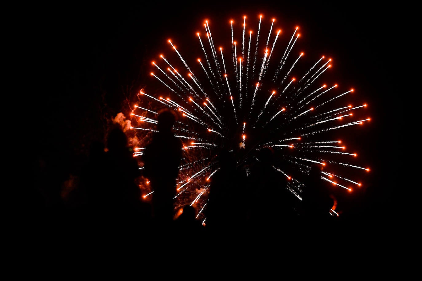 Las imágenes de los fuegos artificiales en Valladolid