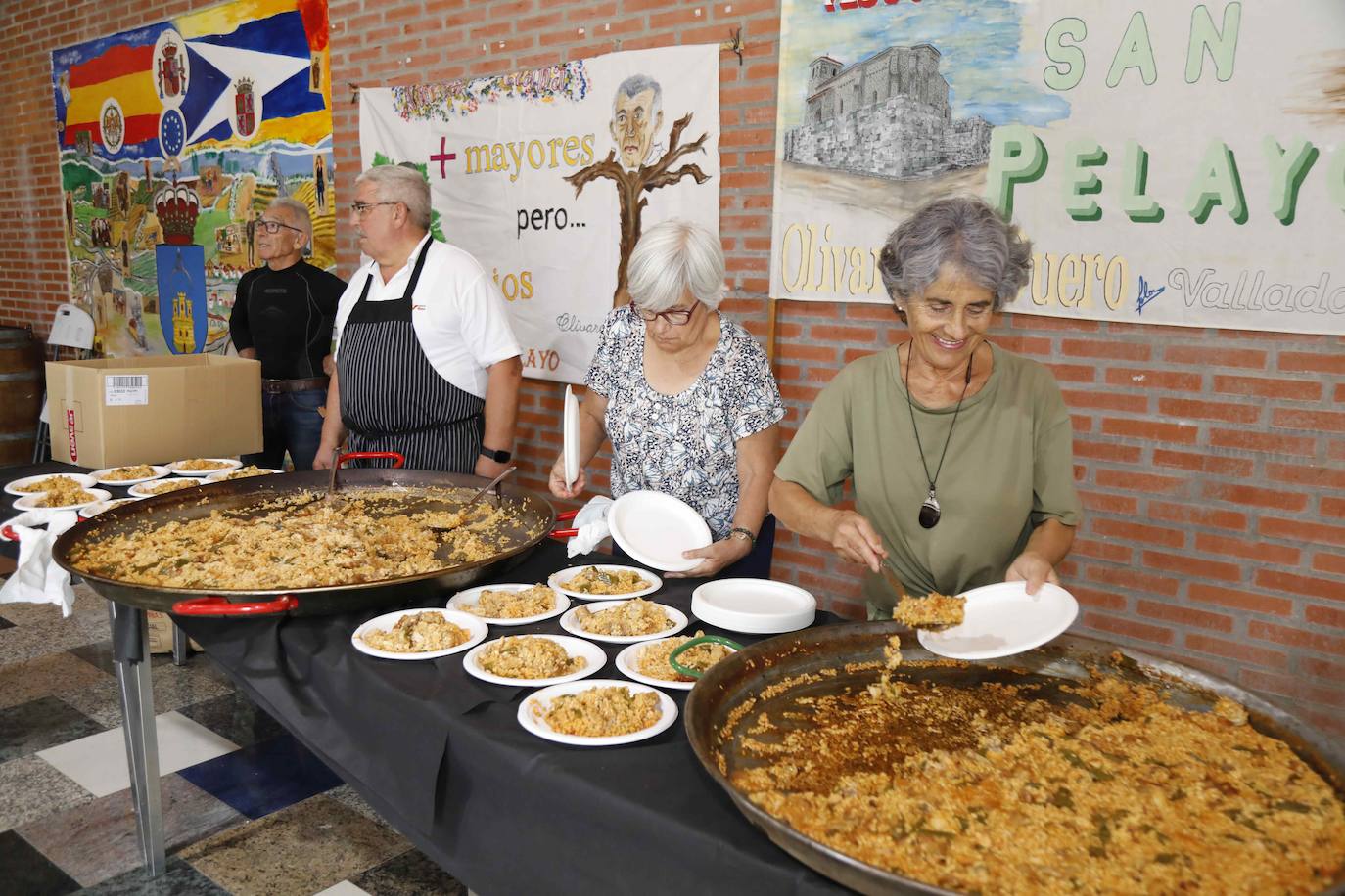 Imágenes de la comida en Olivares de Duero