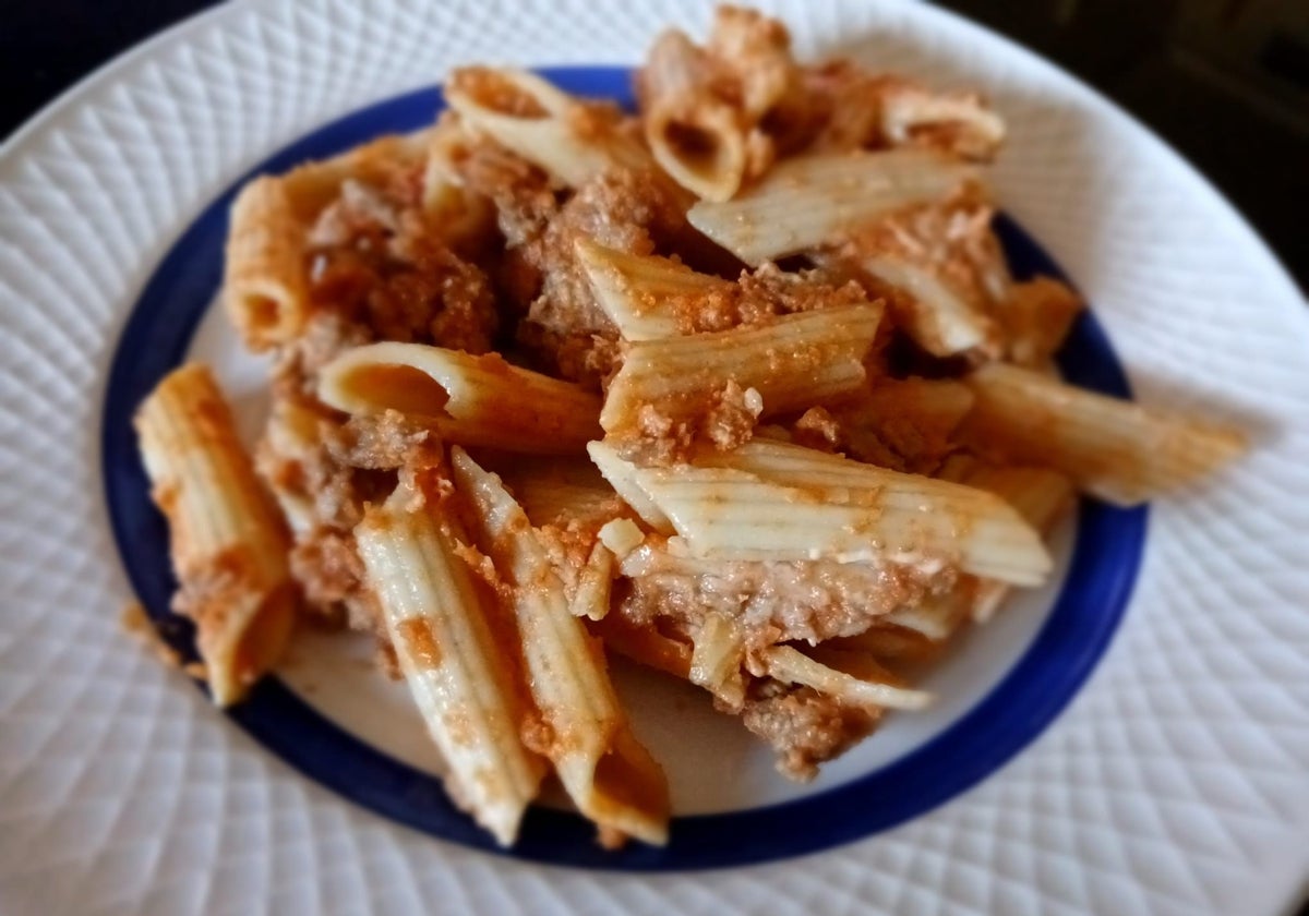 Un clásico que salva apuros: macarrones con carne picada