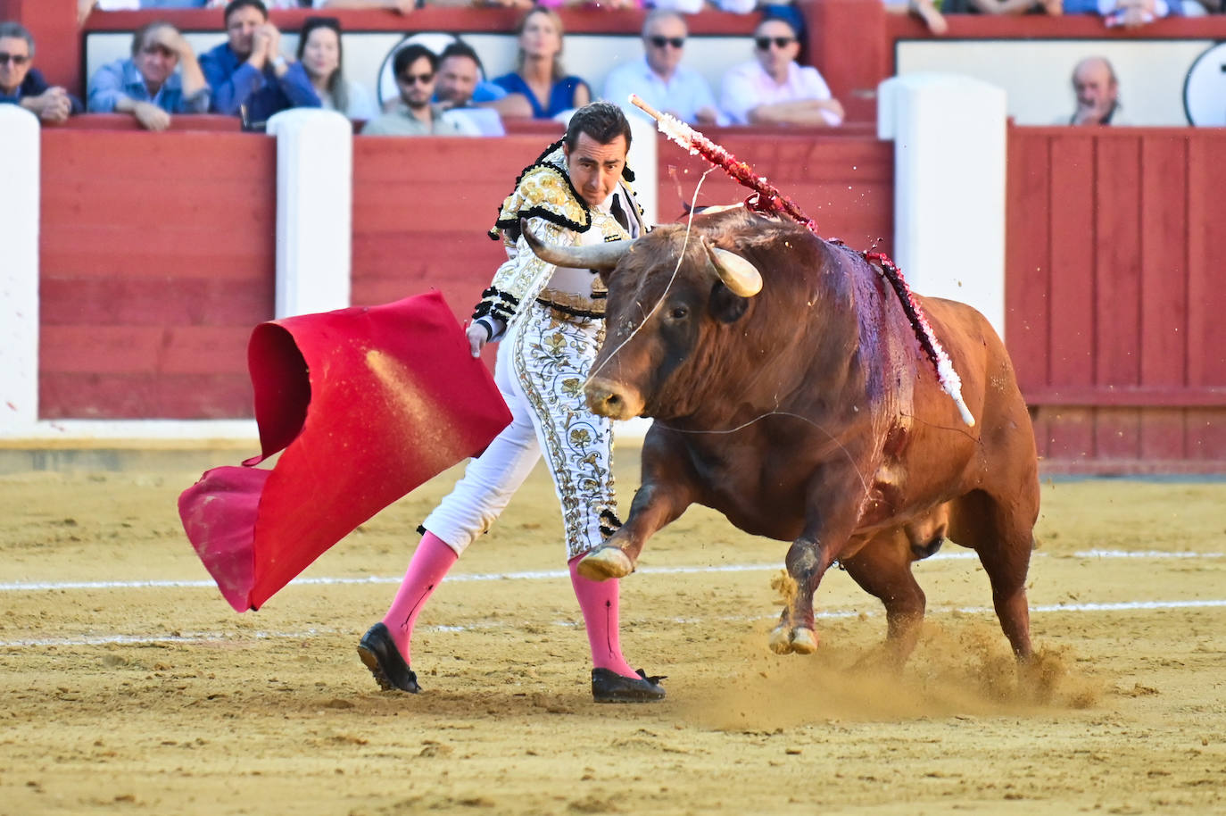 Imágenes de la tarde de toros de los diestros banderilleros en Valladolid