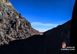 Rescate en la montaña leonesa.