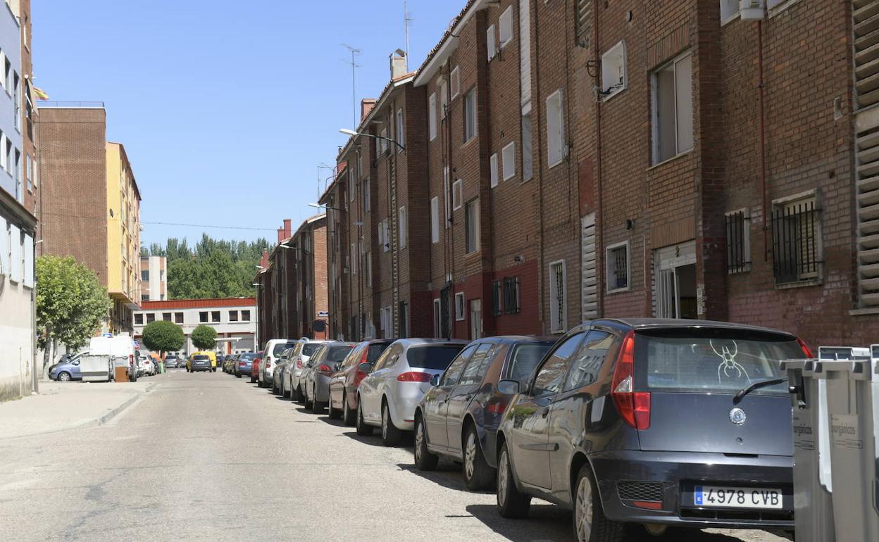 Calle Ebro en el barrio de Delicias.