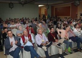 Asistentes al congreso sobre el cereal, celebrado este miércoles en Magaz.