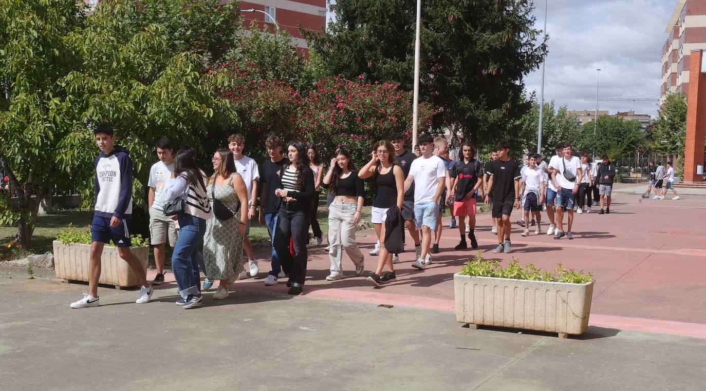 La vuelta a las aulas de ESO, Bachillerato y FP en Palencia