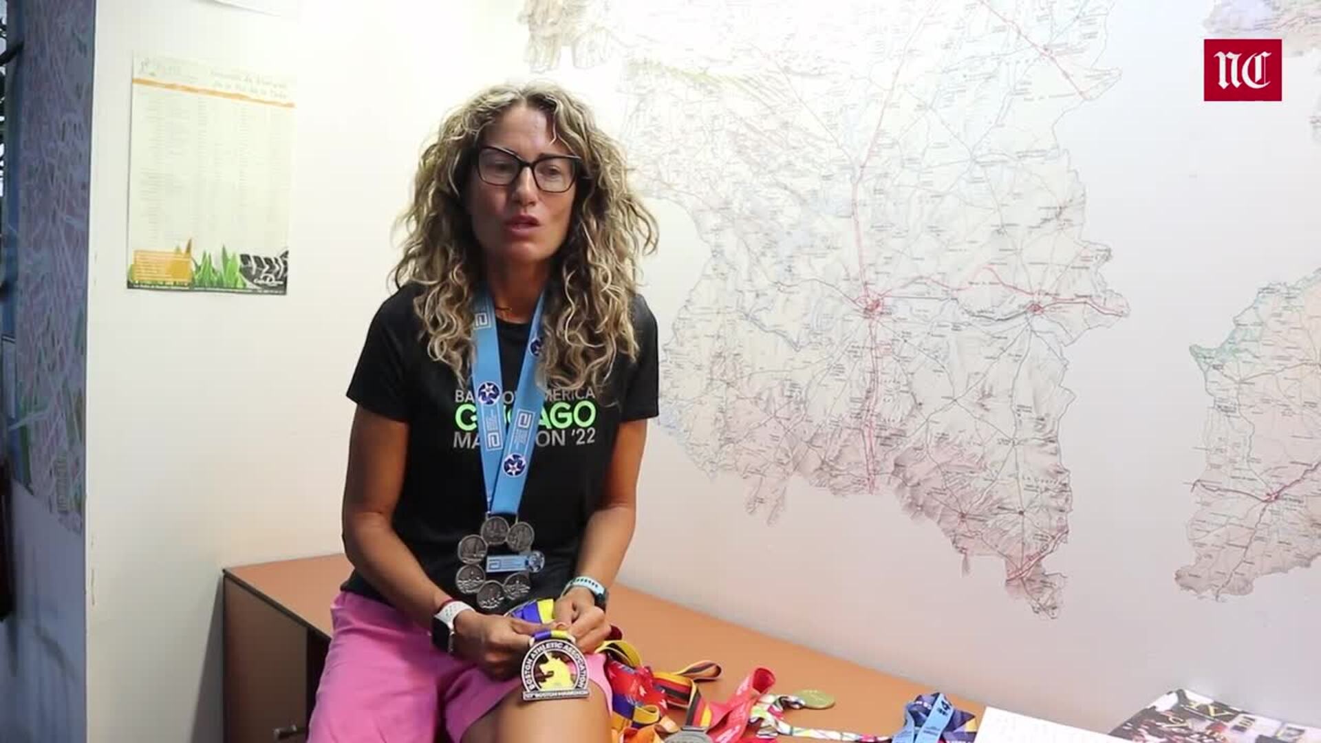 Entrevista a Sonia Calvo, informadora turística y maratoniana en posesión de los seis 'majors'