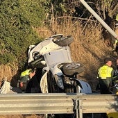 Cinco heridos en un accidente en la N-601 a la altura de Laguna