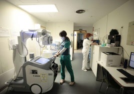 Unidad de Radiología del Hospital Clínico de Valladolid.