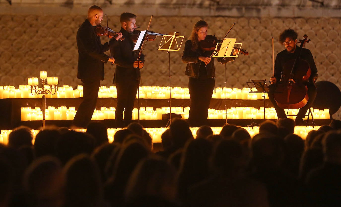 Fotografías del concierto con velas en el Alcázar de Segovia