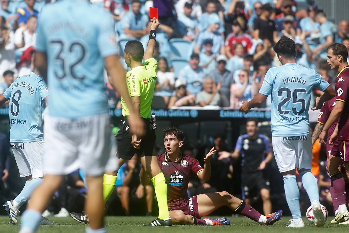 Las imágenes del partido entre el Celta de Vigo y el Real Valladolid