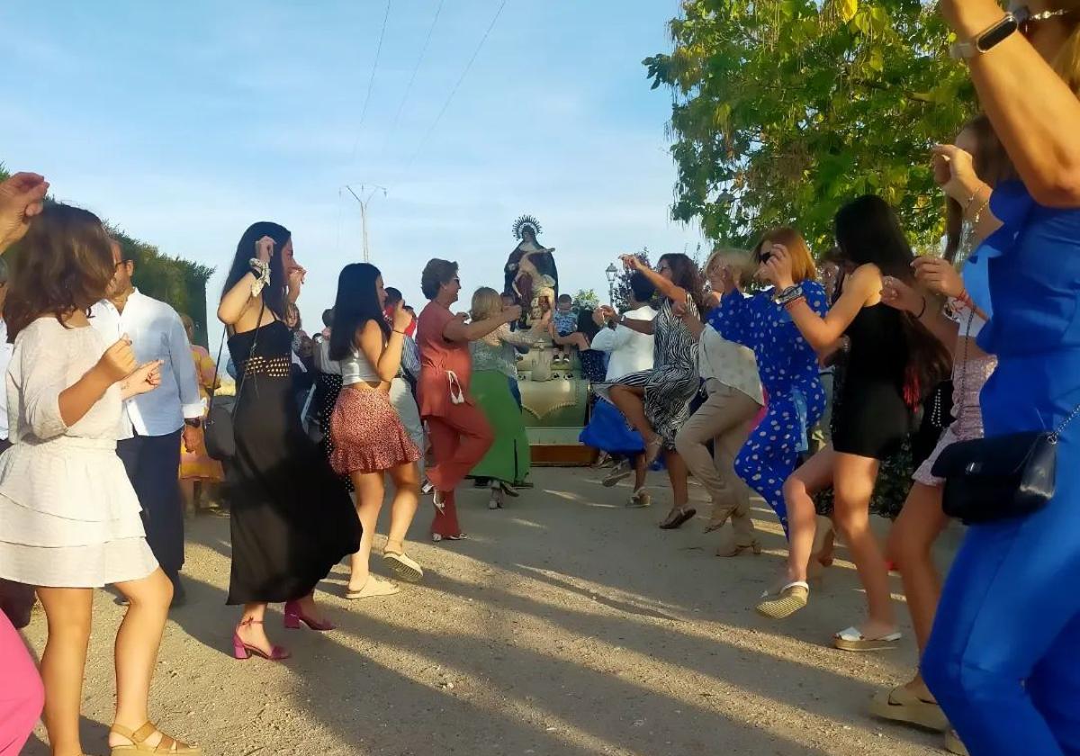 Procesión de la Virgen de la Piedad.