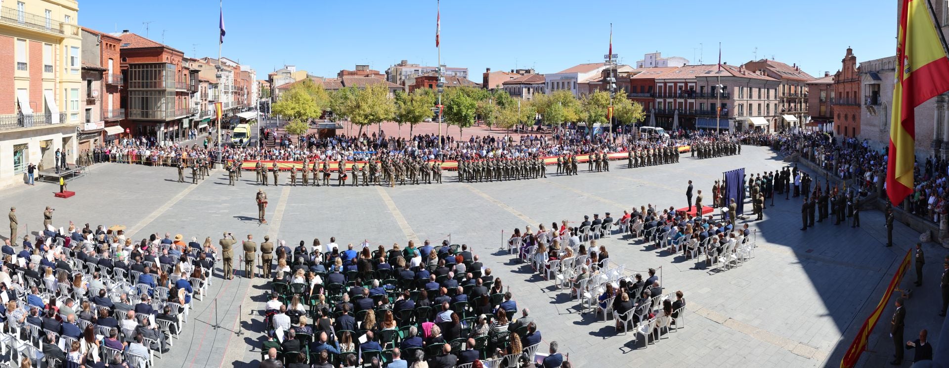 Trescientas personas juran bandera en Medina del Campo