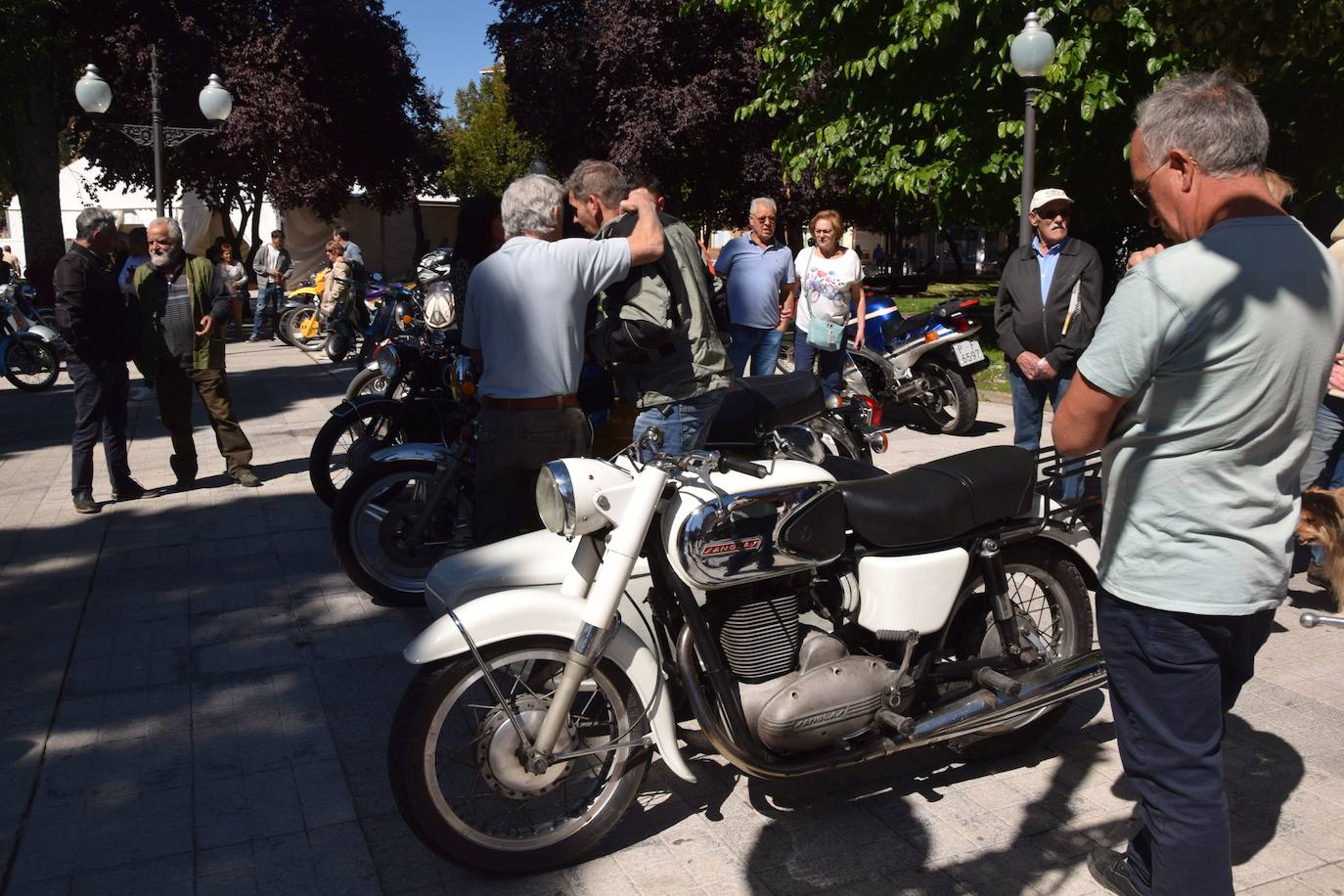 Las motos clásicas rugen en Guardo