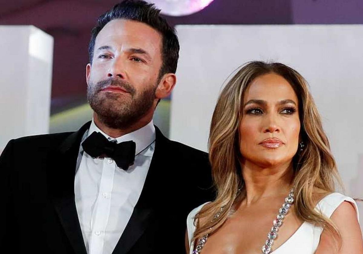 Ben Affleck y Jennifer Lopez cuando aún estaban casados.