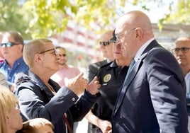 Jesús Julio Carnero, en el acto de homenaje a Daniel Prieto.