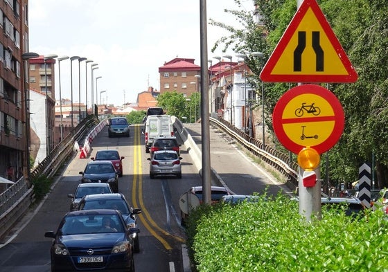 Obras en Arco de Ladrillo, hace unas semanas.