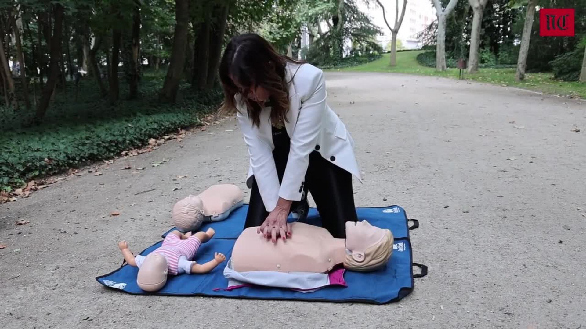 Una enfermera en Valladolid, en un minuto