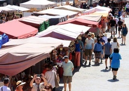 Mercado romano en el entorno del Azoguejo.