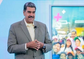 El presidentde Venezuela, en su programa de televisión, 'Con Maduro'.