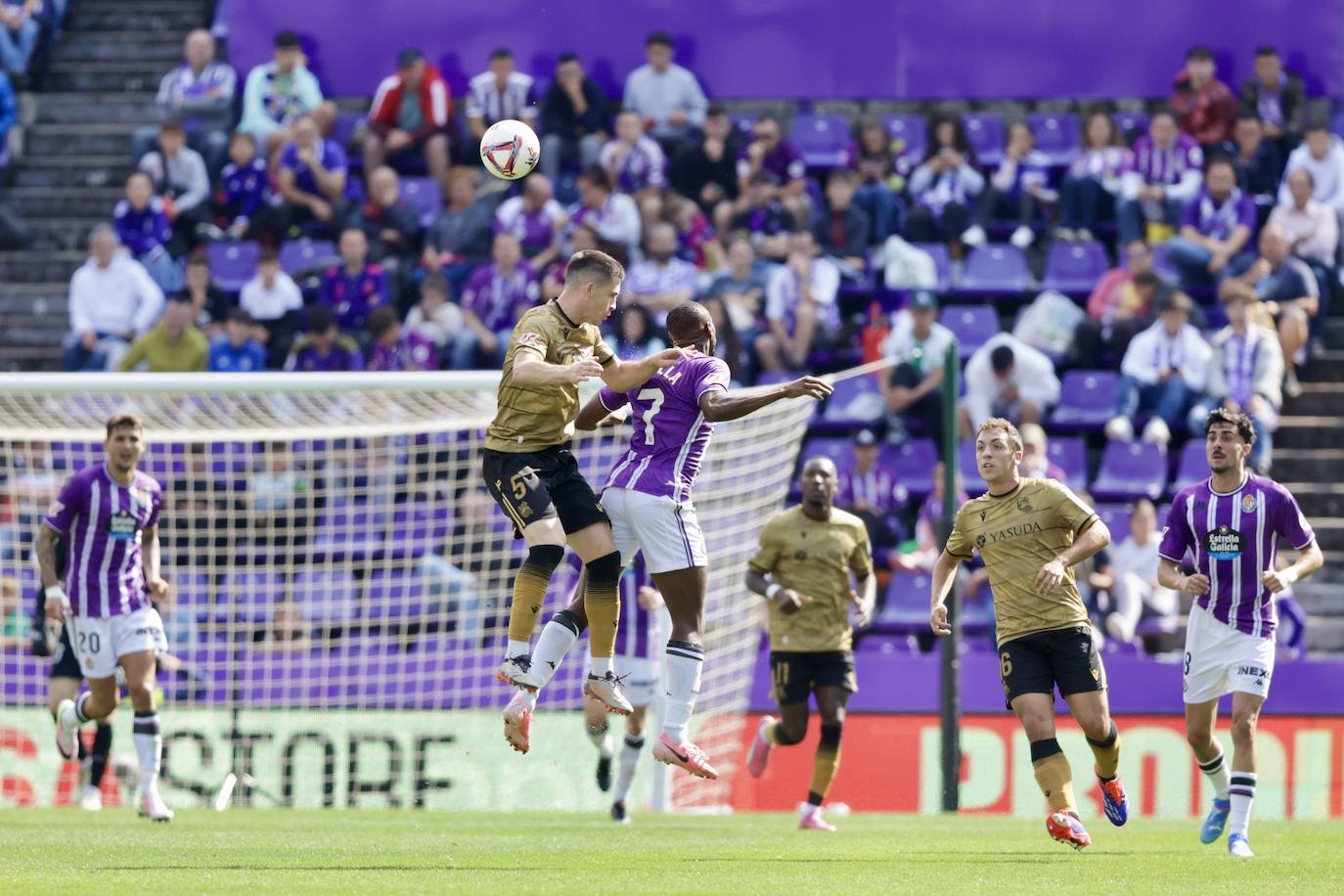 El empate en Zorrilla ante la Real Sociedad, en imágenes