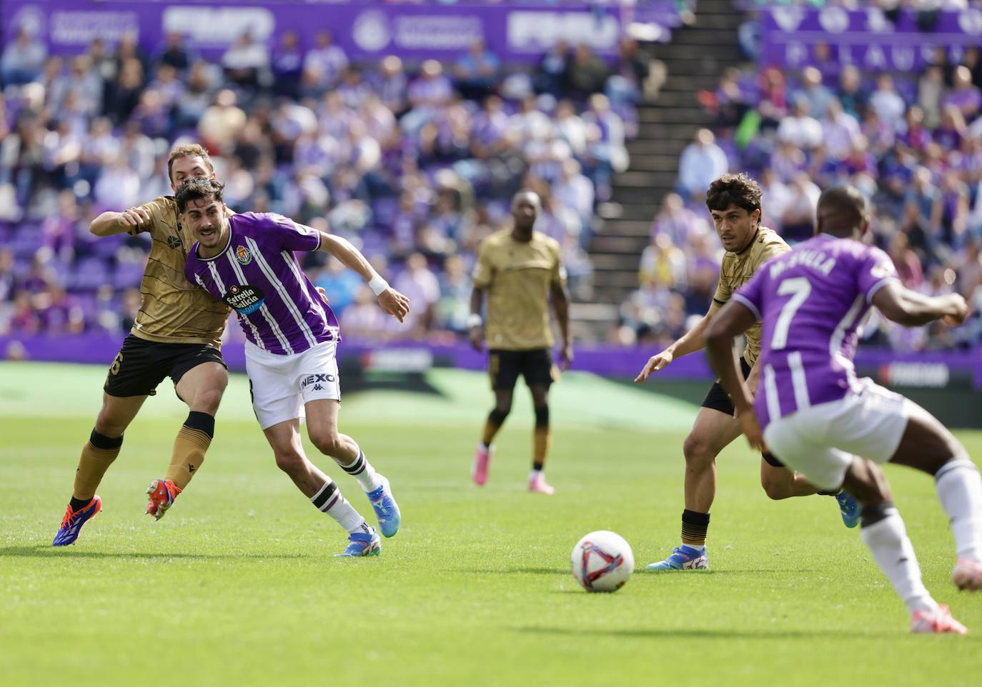 El empate en Zorrilla ante la Real Sociedad, en imágenes