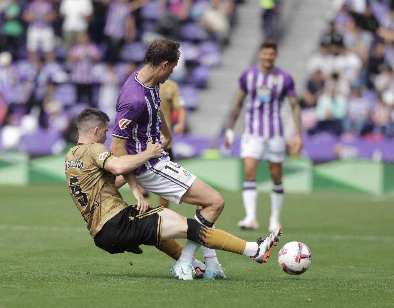 El empate en Zorrilla ante la Real Sociedad, en imágenes