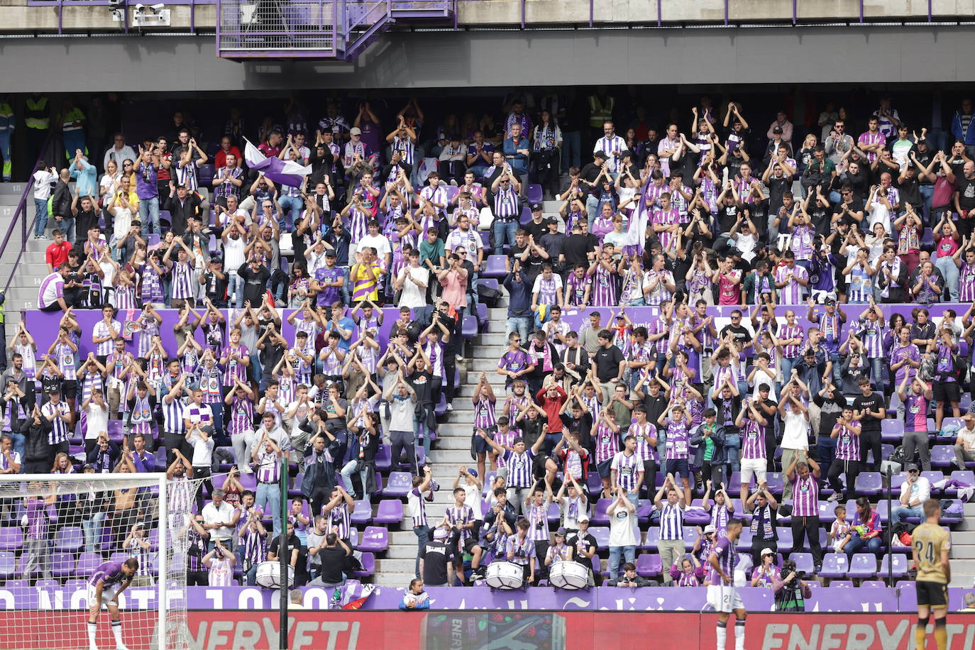 El empate en Zorrilla ante la Real Sociedad, en imágenes