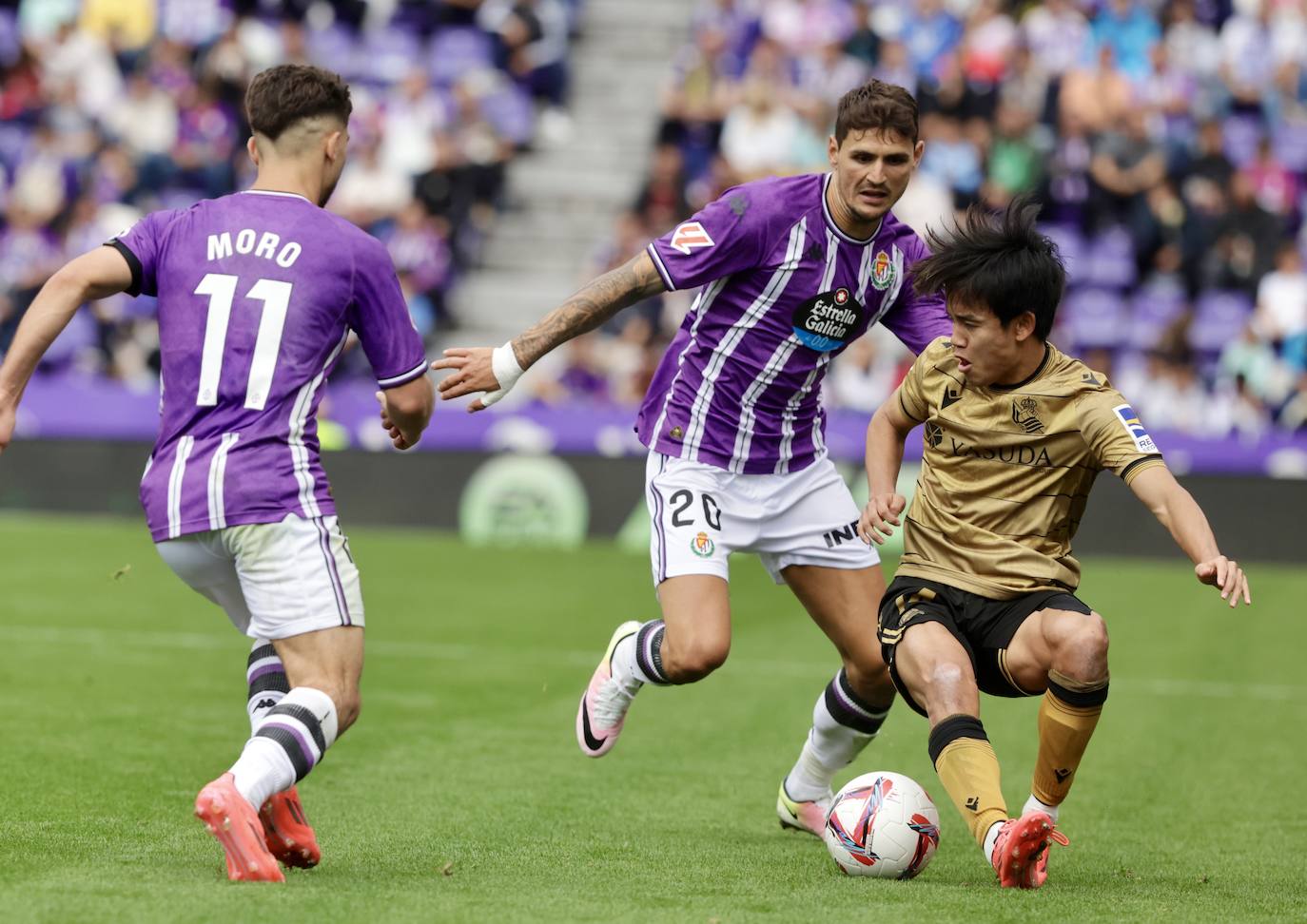 El empate en Zorrilla ante la Real Sociedad, en imágenes