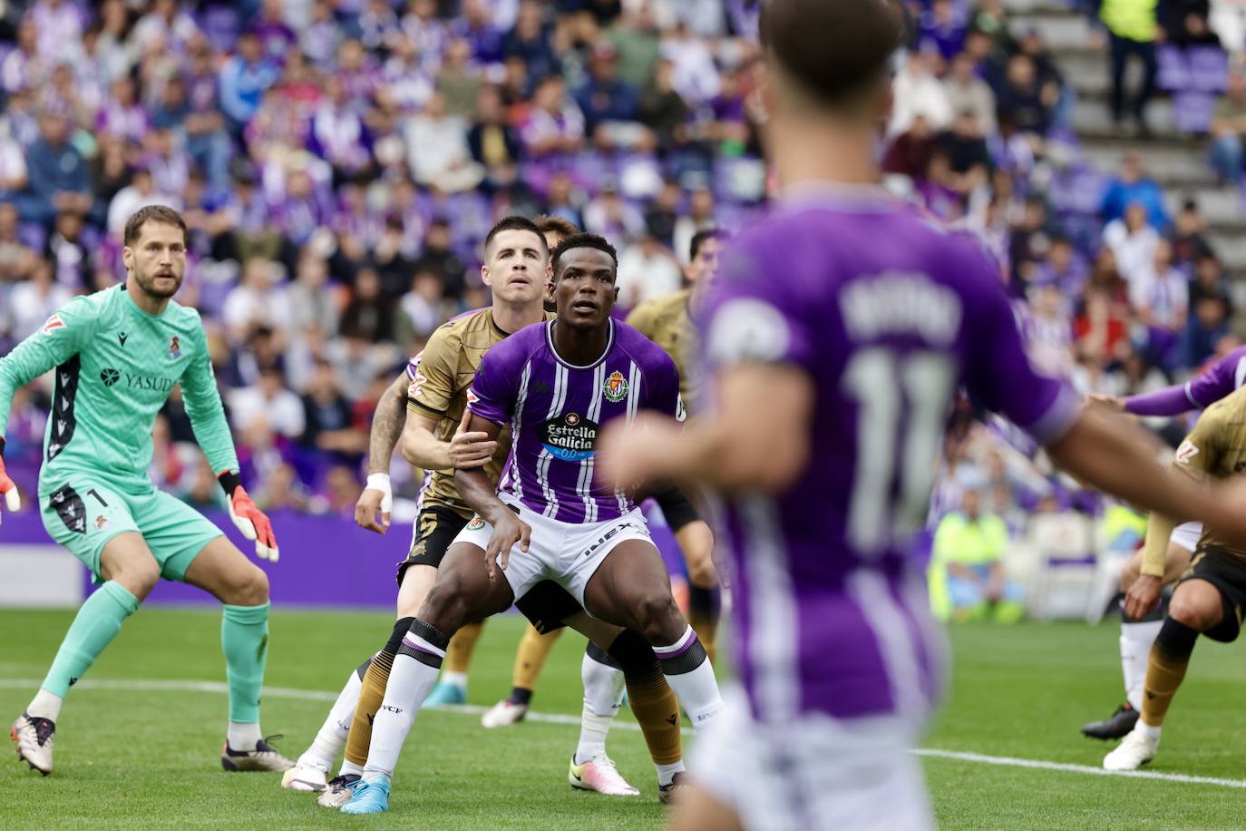 El empate en Zorrilla ante la Real Sociedad, en imágenes