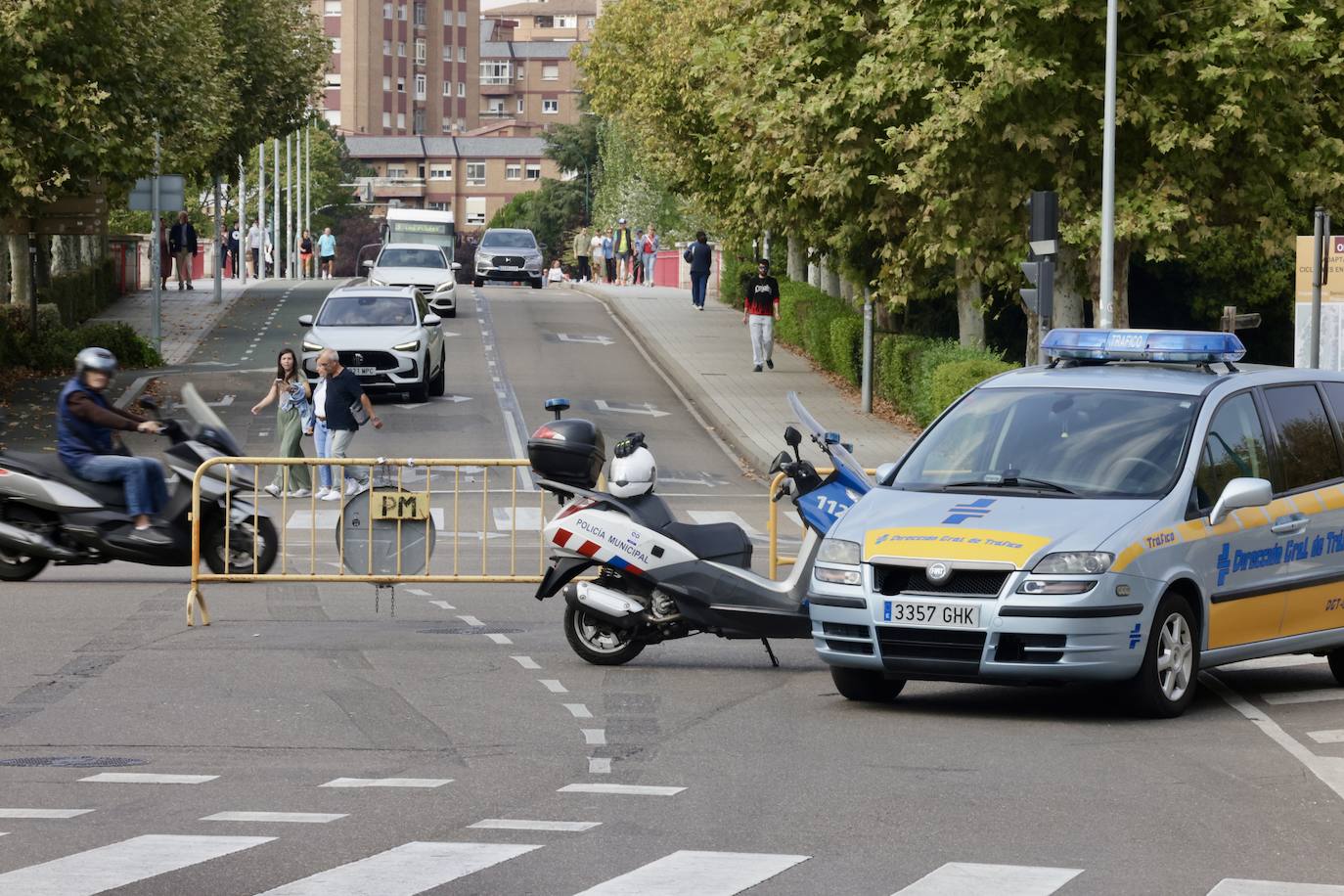 Imágenes de la capital vallisoletana en el Día sin Coche