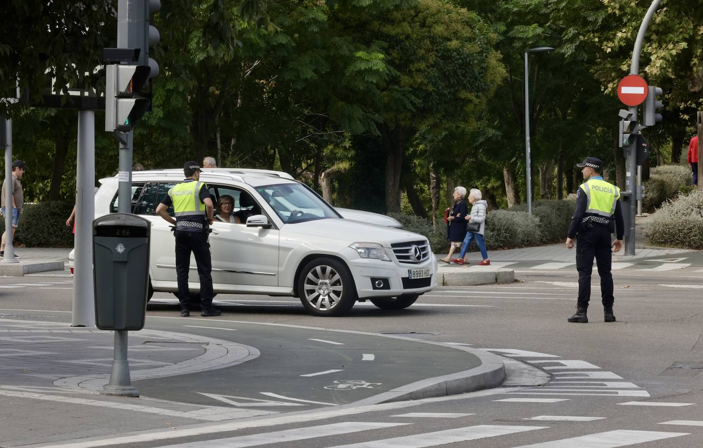 Imágenes de la capital vallisoletana en el Día sin Coche