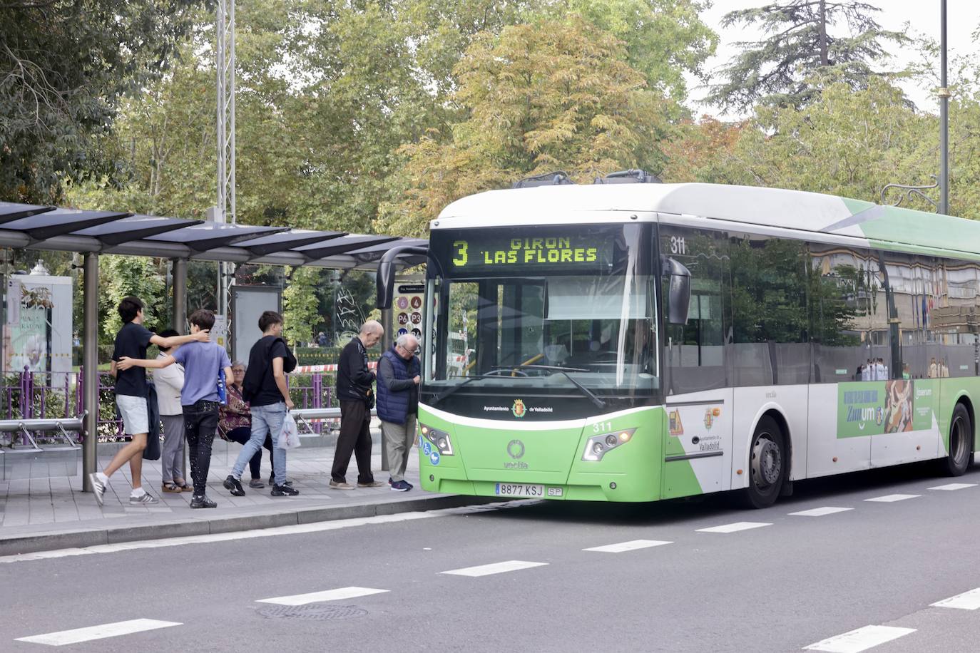 Imágenes de la capital vallisoletana en el Día sin Coche